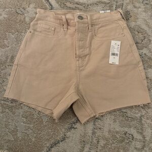PacSun High Waist Beige Shorts